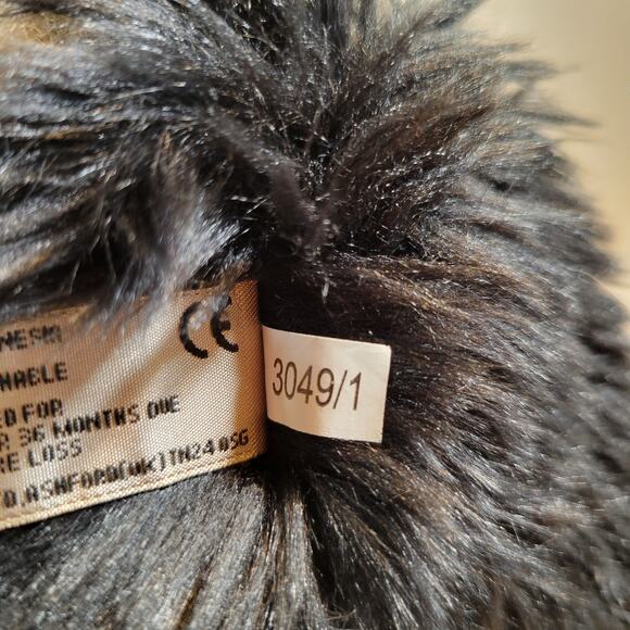 Gorilla Plush Stuffed Animal Toy 16" Black Gray Chest Gold Hair Keel Toys Monkey - Picture 15 of 16